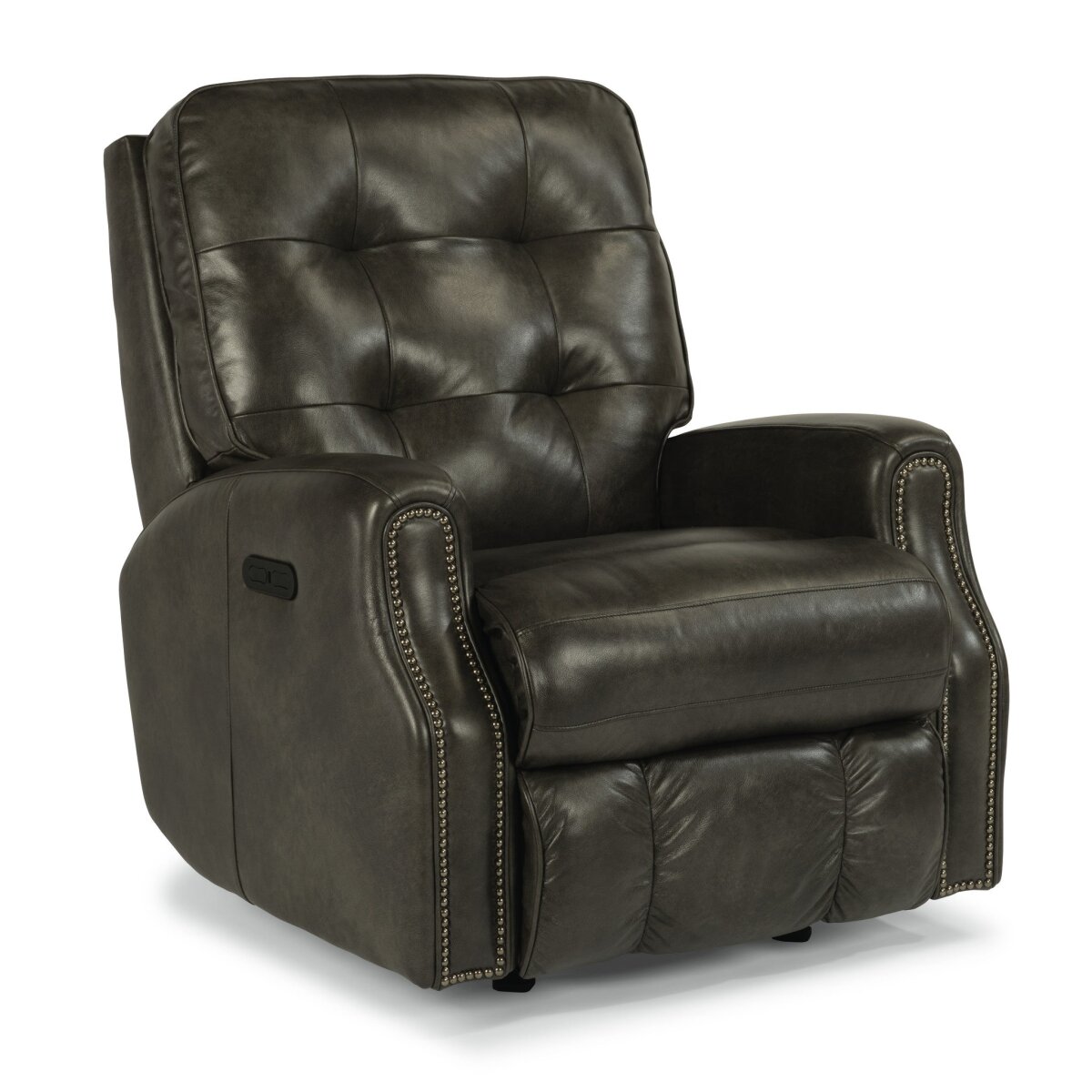 16151f45171942411e557795754c4ac8 Devon Leather Power Rocking Recliner with Power Headrest - Image 1
