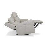 Barnett Leather Power Reclining Sofa with Power Headrests & Lumbar - Image 7