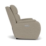 Strait Fabric Power Recliner with Power Headrest - Image 10