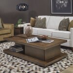 Athens Rectangular Coffee Table with Casters - Image 3