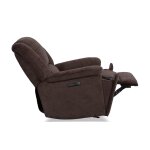 Plush Fabric Power Gliding Recliner with Power Headrest & Lumbar - Image 14