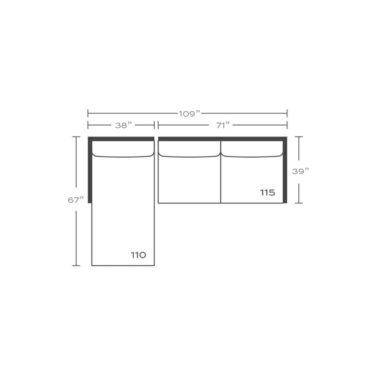 25ab8937758c7735a589a7b245b4fda8 Sylvie Right 1 Seat End - Image 1