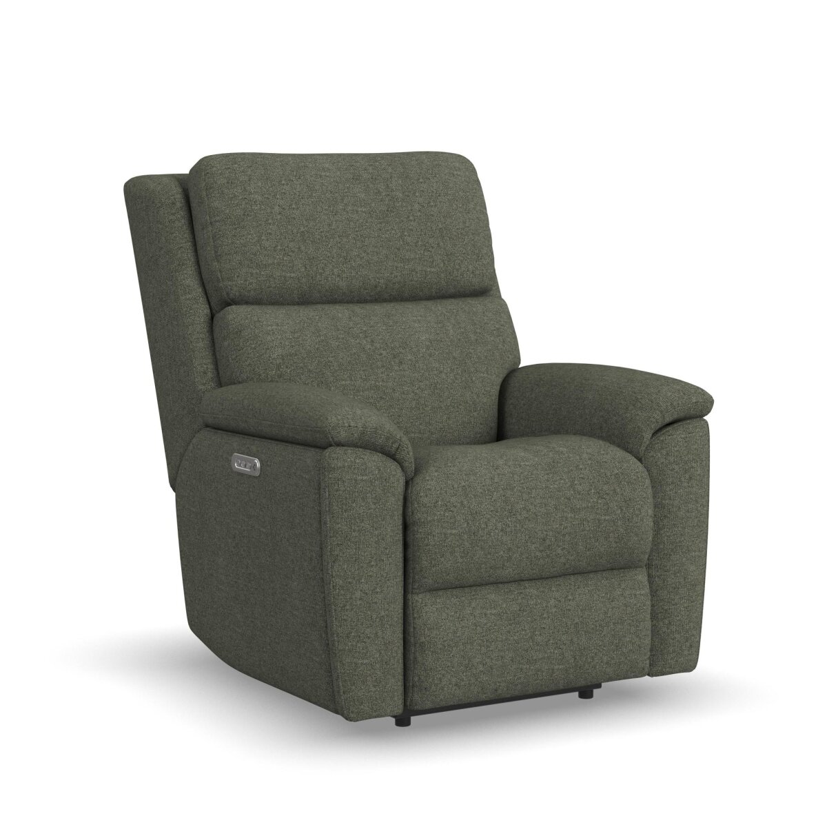 26fdbb820d86fad5e4e04ec54b367e94 Porter Fabric & Leather Power Recliner with Power Headrest & Lumbar - Image 1