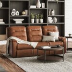Arlo Leather Reclining Sofa - Image 3