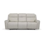 Barnett Leather Power Reclining Sofa with Power Headrests & Lumbar - Image 3