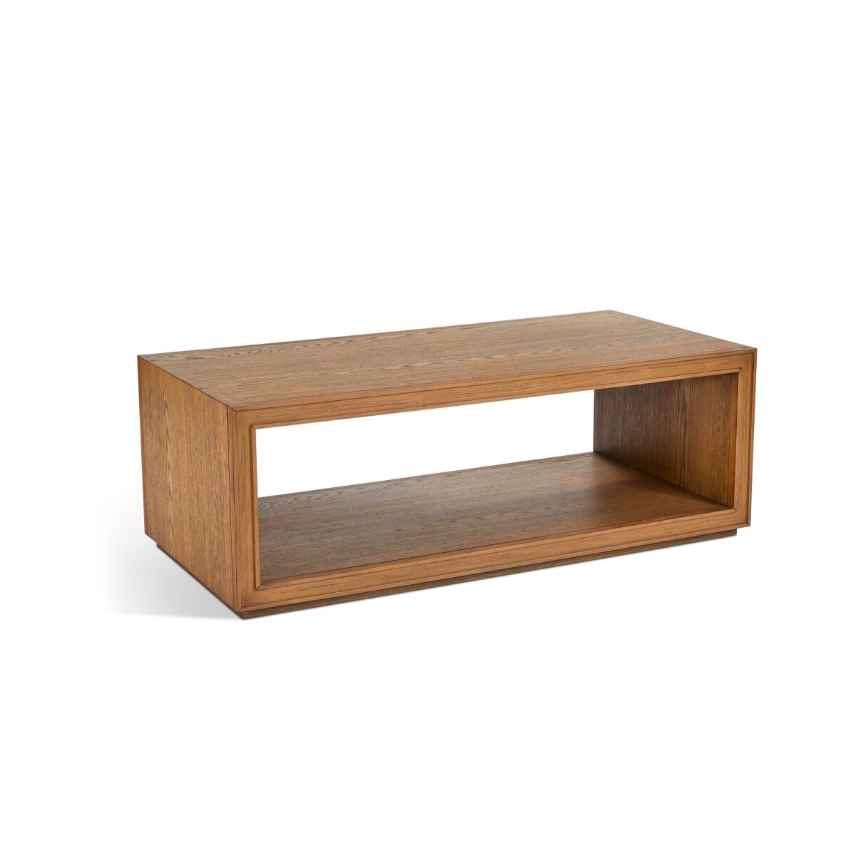 2ab8d601321b19f8fa1b06a84c38d9b1 Waterfall Brown Rectangular Coffee Table with Casters - Image 1