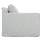Sylvie Slipcovered Swivel Chair - Image 4