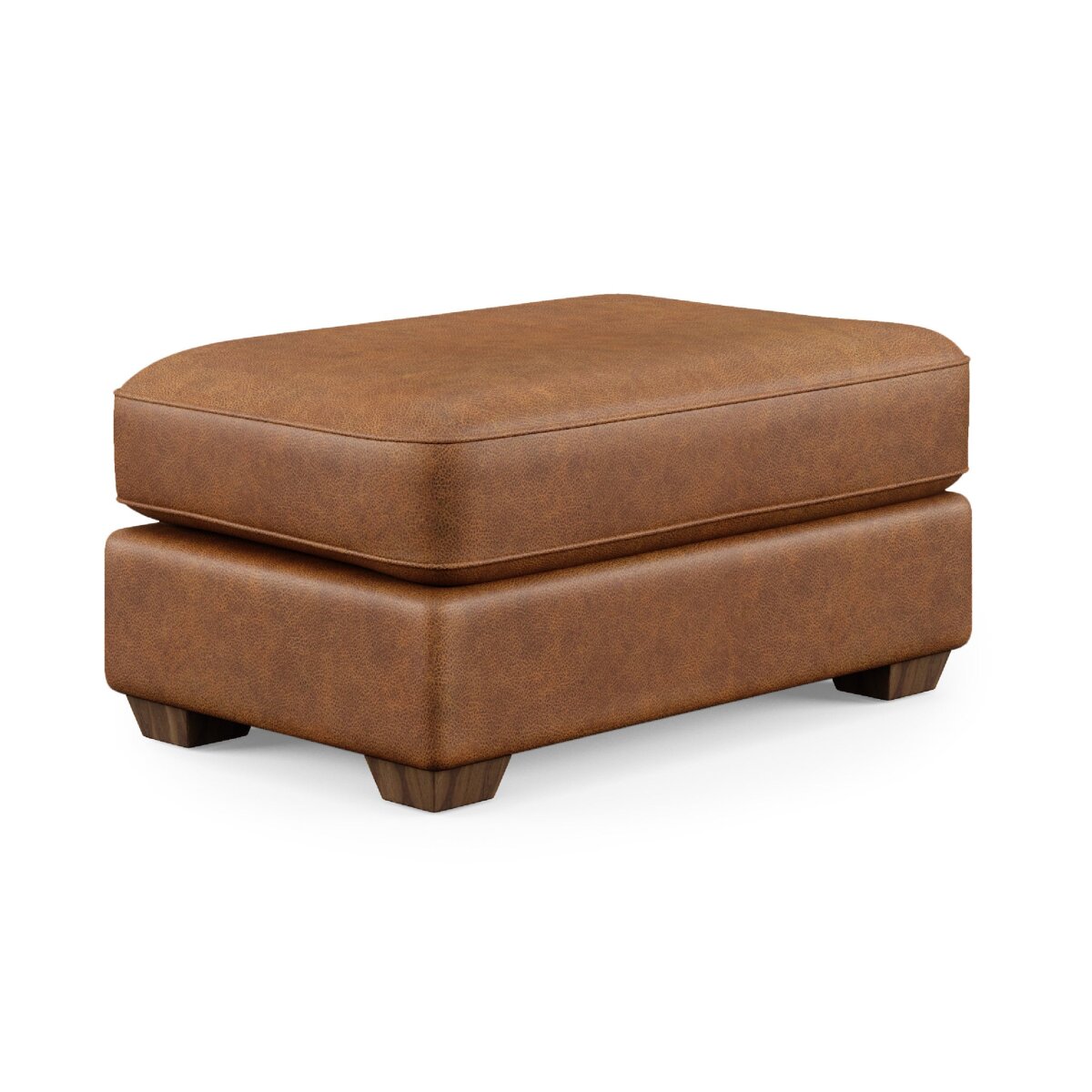 31345fcb6a5280a301ecf4d40c5be0ea Thornton Leather Cocktail Ottoman - Image 1
