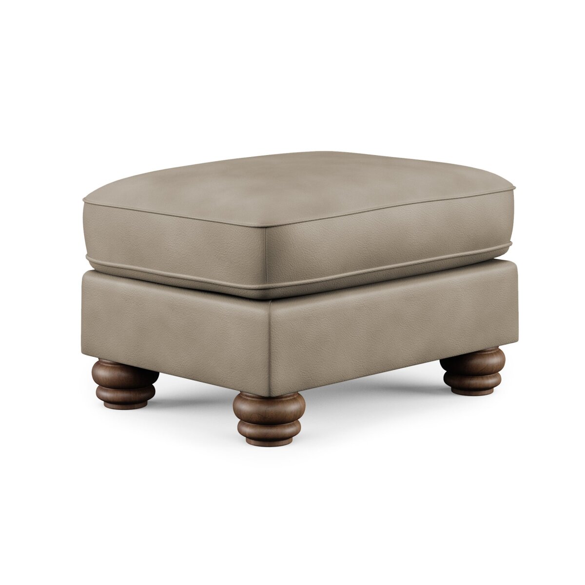 3c24f7b08e97c206e9b57c22b460c924 Bexley Leather Ottoman - Image 1