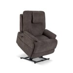 Zecliner Model 2+ Umber Fabric Power Lift Recliner with Power Headrest, Lumbar, Heat & Massage - Image 7