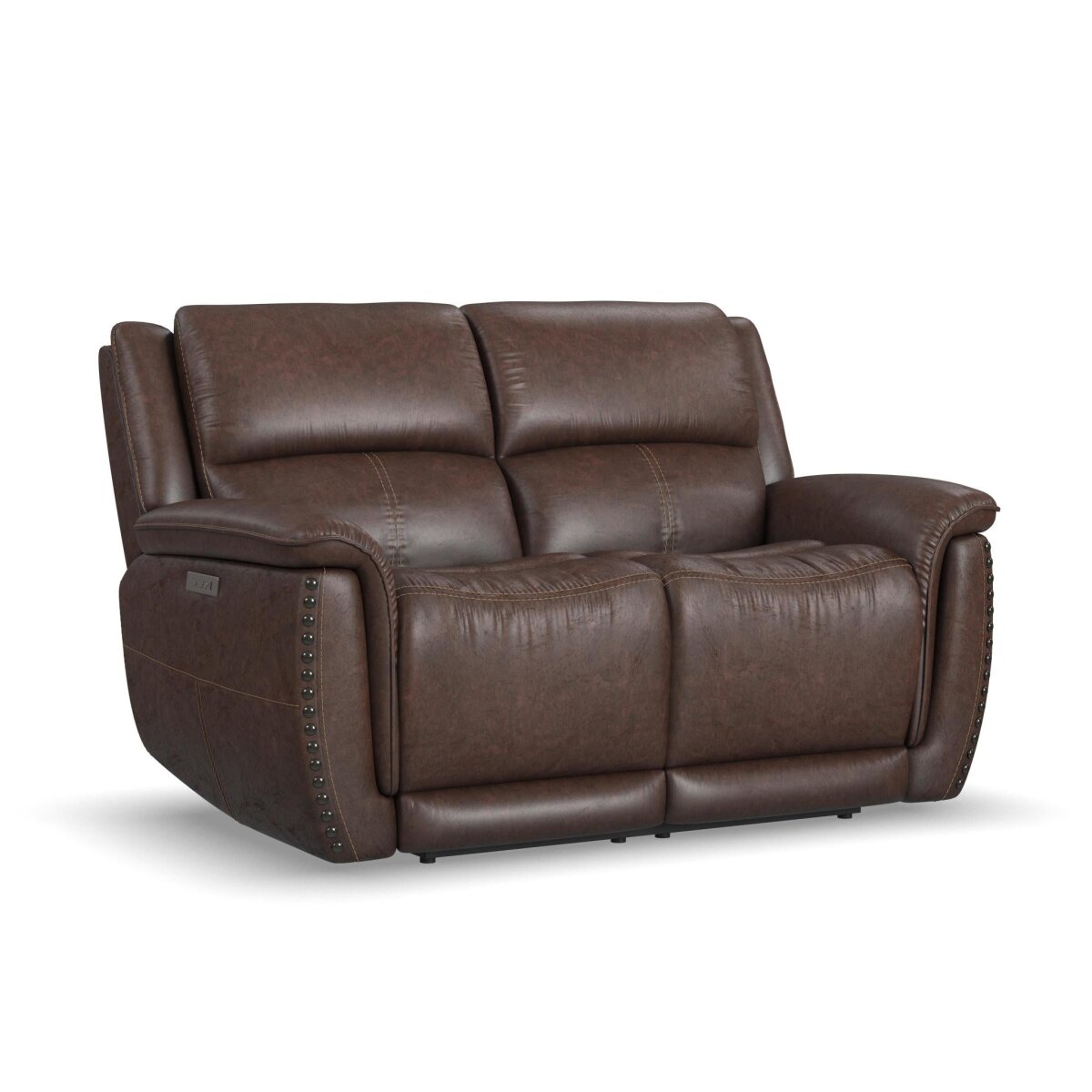 41b709aa10a90c46d75adcc5be609ca3 Beau Sable Fabric Power Reclining Loveseat with Power Headrests - Image 1