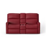 Catalina Leather Power Reclining Loveseat with Console & Power Headrests - Image 6
