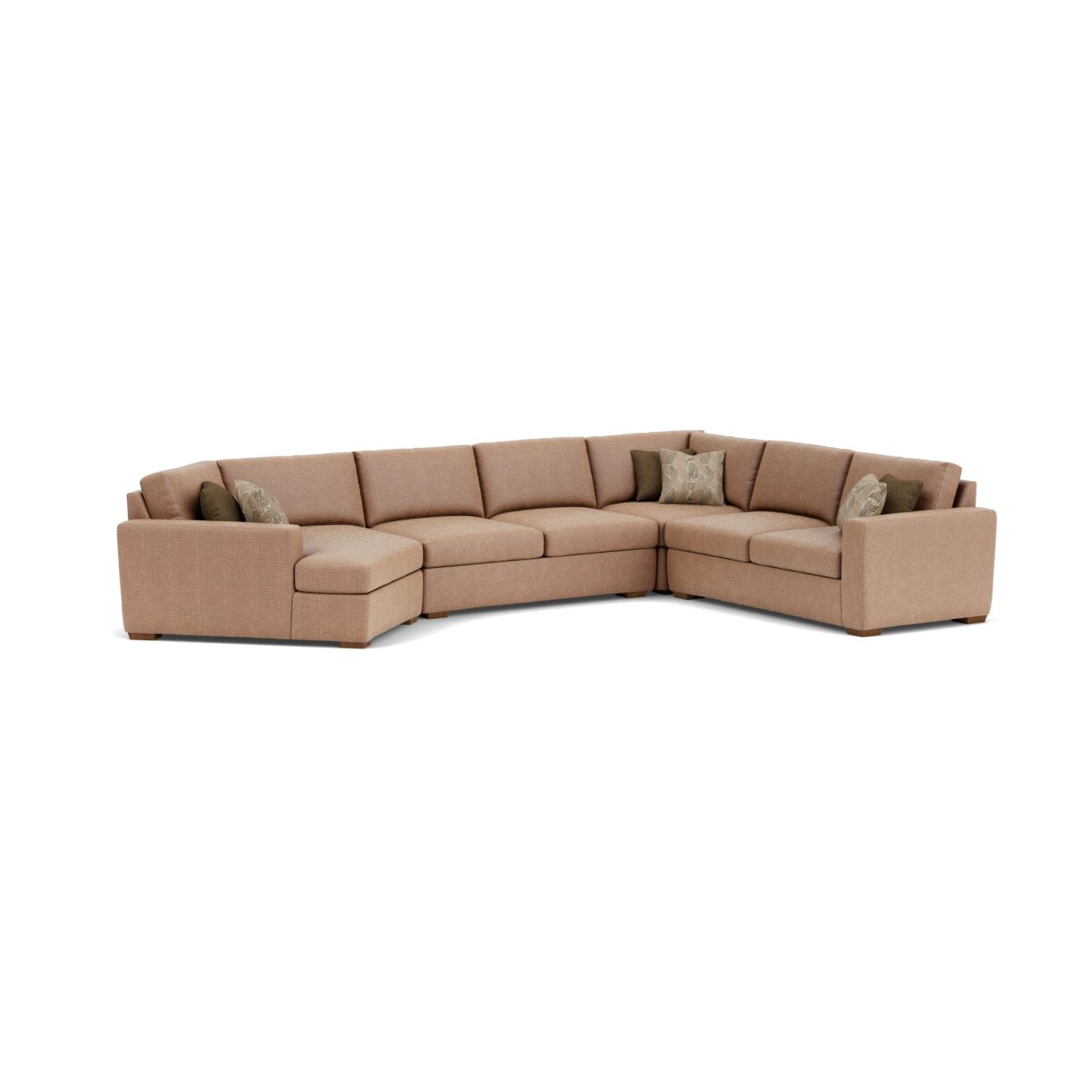 437740cfba1d240d08784daed77d89ef Collins Fabric Sectional - Image 1