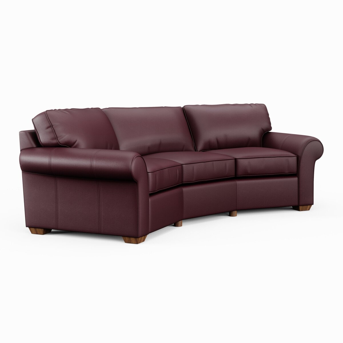 4568d4eb06e09b82cce54b6243e133e4 Vail Leather Conversation Sofa - Image 1