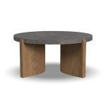 Eclipse Brown Round Coffee table - Image 4