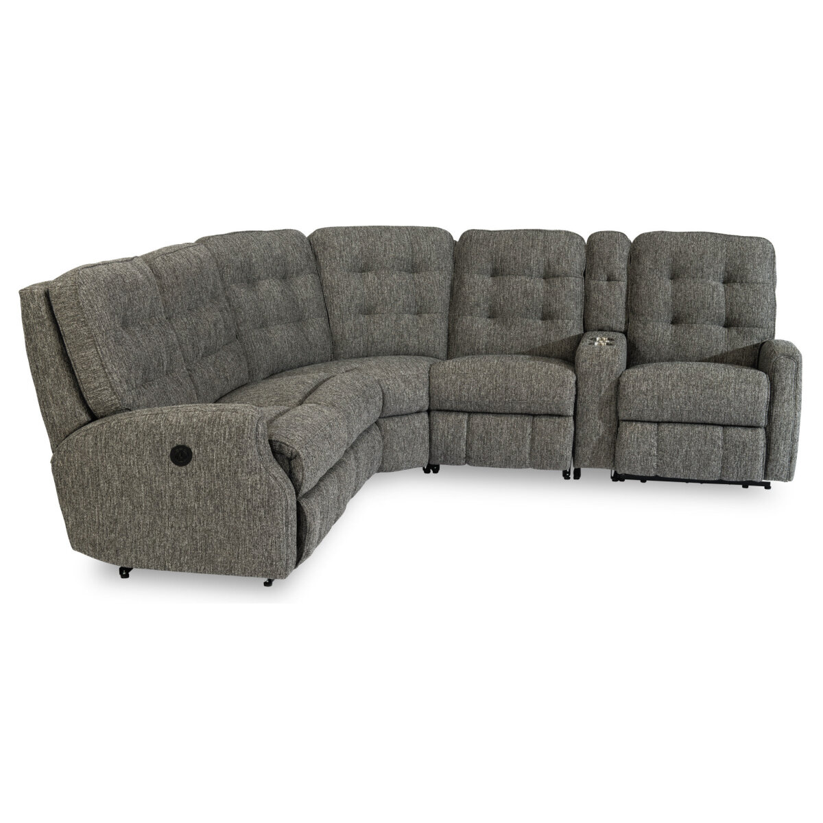 4a028947bd4ac789ae8ef0e6f3d690e1 Devon Fabric Power Reclining Sectional - Image 1
