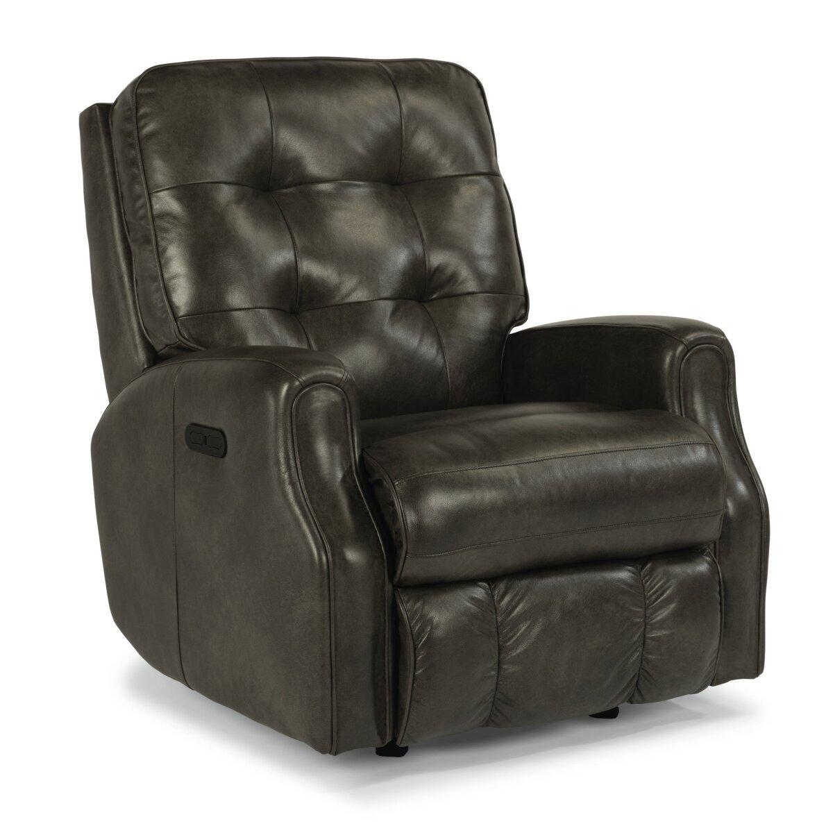 4bca564aed87d7d375895f0b48ca36b6 Devon Leather Power Recliner with Power Headrest - Image 1