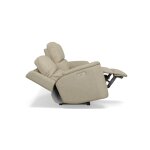 Henry Beige Leather Power Reclining Sofa with Power Headrests & Lumbar - Image 7