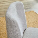 Waterfall Off-White Pair of Upholstered Dining Chairs - Image 6