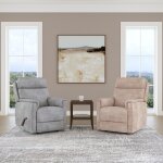 Compact Fabric Gliding Recliner - Image 13