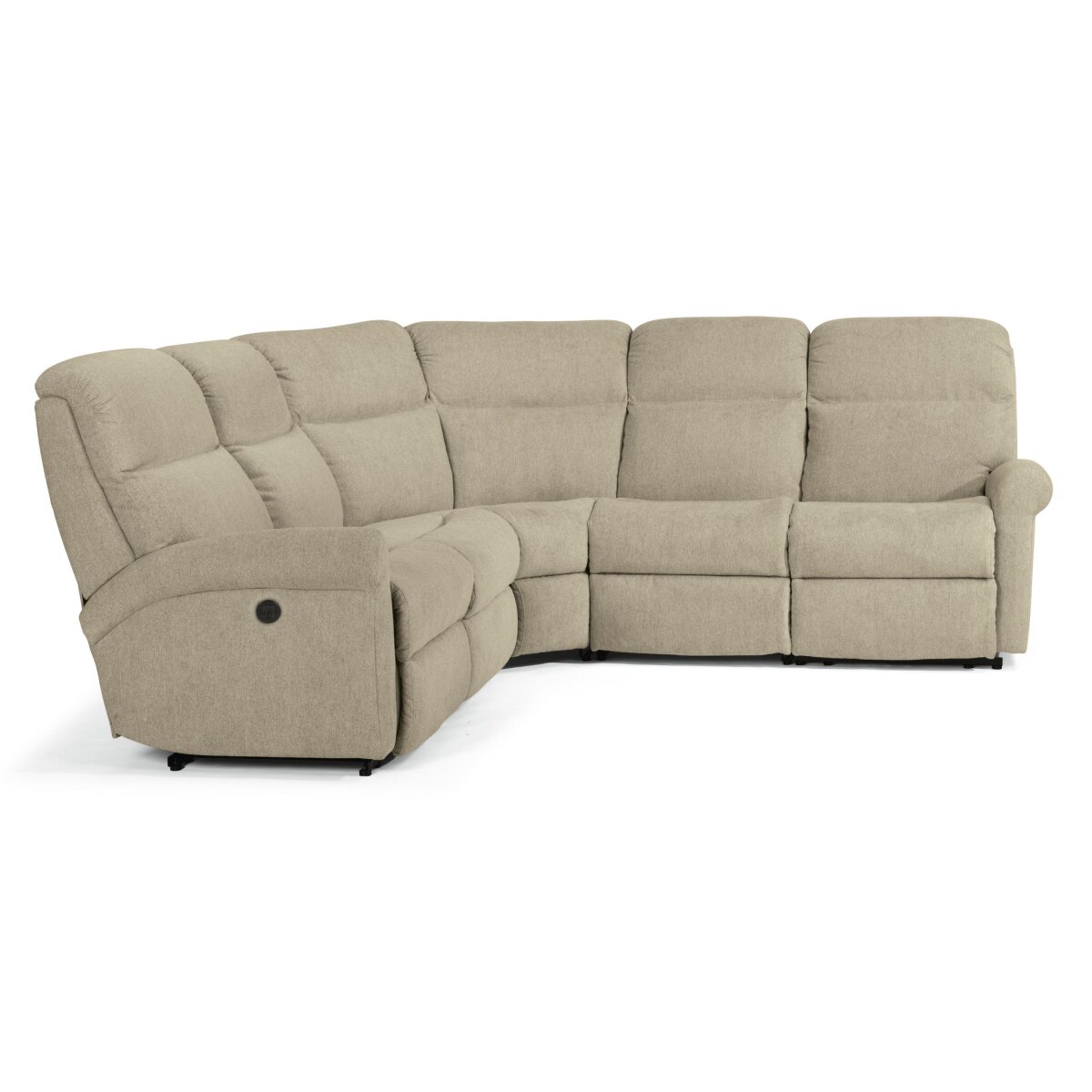 558109afeb68d431c0ff4c1591b294ff Davis Fabric Power Reclining Sectional - Image 1