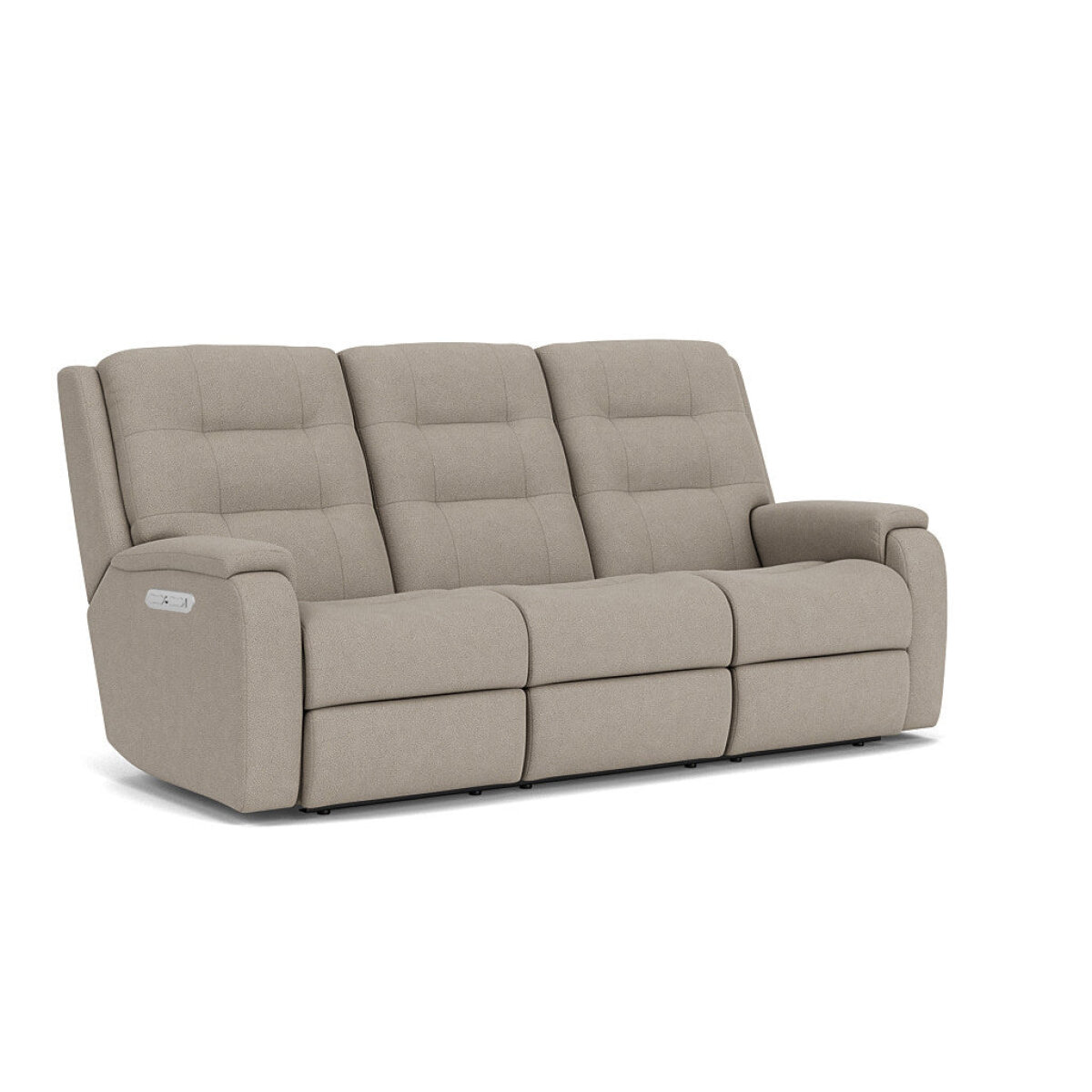 56495ad8e98601e6ffd6ac54a114459f Arlo Fabric Power Reclining Sofa with Power Headrests & Lumbar - Image 1