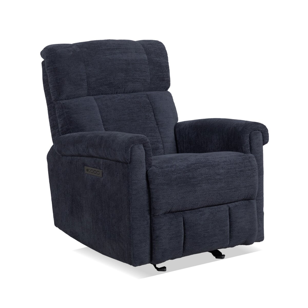 57feaad7e7b50cdb097544aca5f328d8 Classic Fabric Power Gliding Recliner with Power Headrest & Lumbar - Image 1