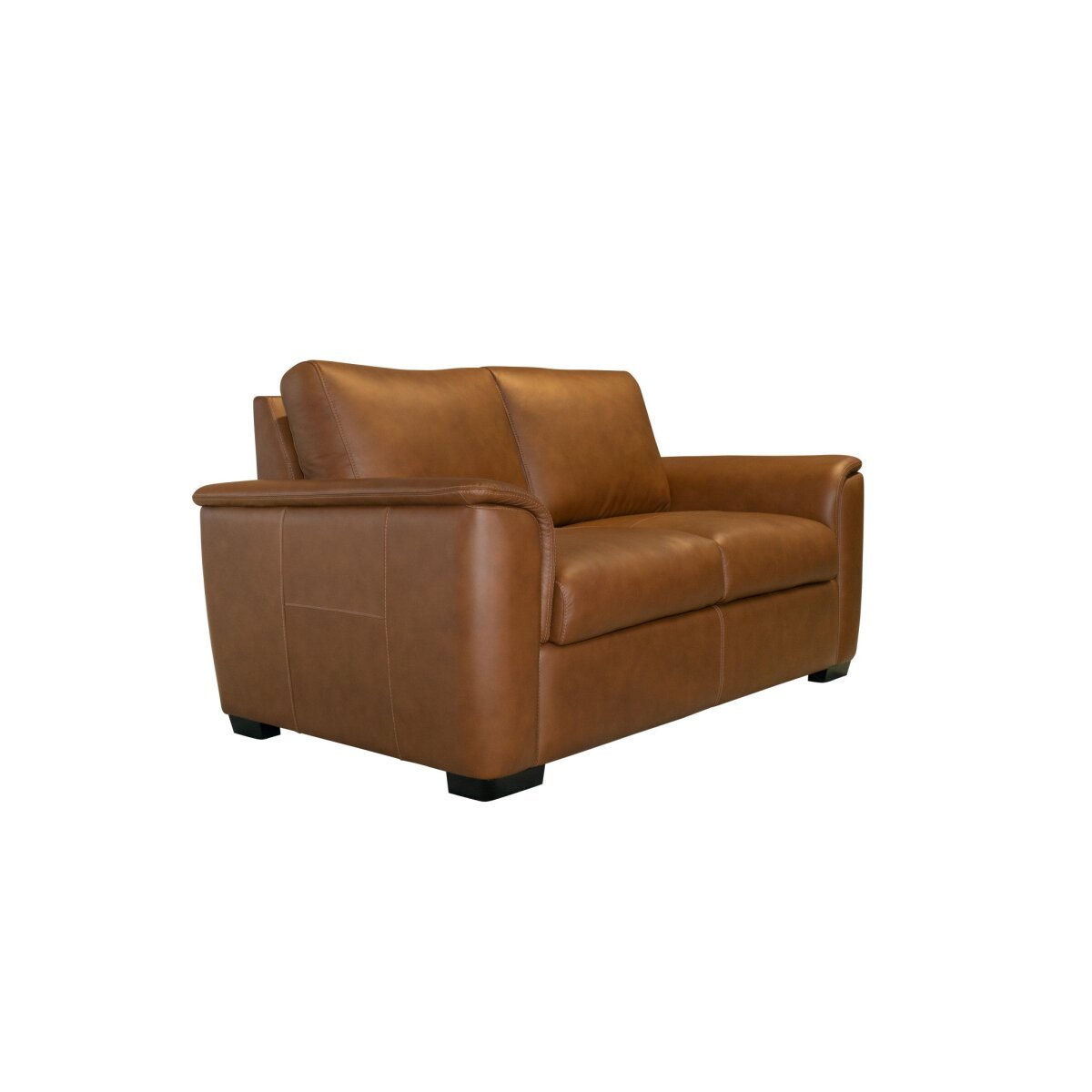 58f81dc3e6fa165ba79e0b84747b2da9 Henry Caramel Leather Loveseat - Image 1