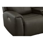 Jarvis Mica Leather Power Reclining Loveseat with Console & Power Headrests - Image 9