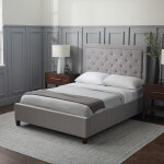 Eastman Platform Bed FrameHennessy HeadboardSmooth Bamboo Rayon Sheet Set - Image 7