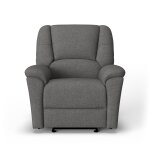 Plush Fabric Power Gliding Recliner with Power Headrest & Lumbar - Image 8