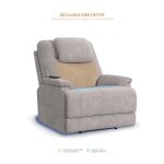 Zecliner Model 2 Petite Dove Fabric Power Lift Recliner with Power Headrest & Lumbar - Image 16