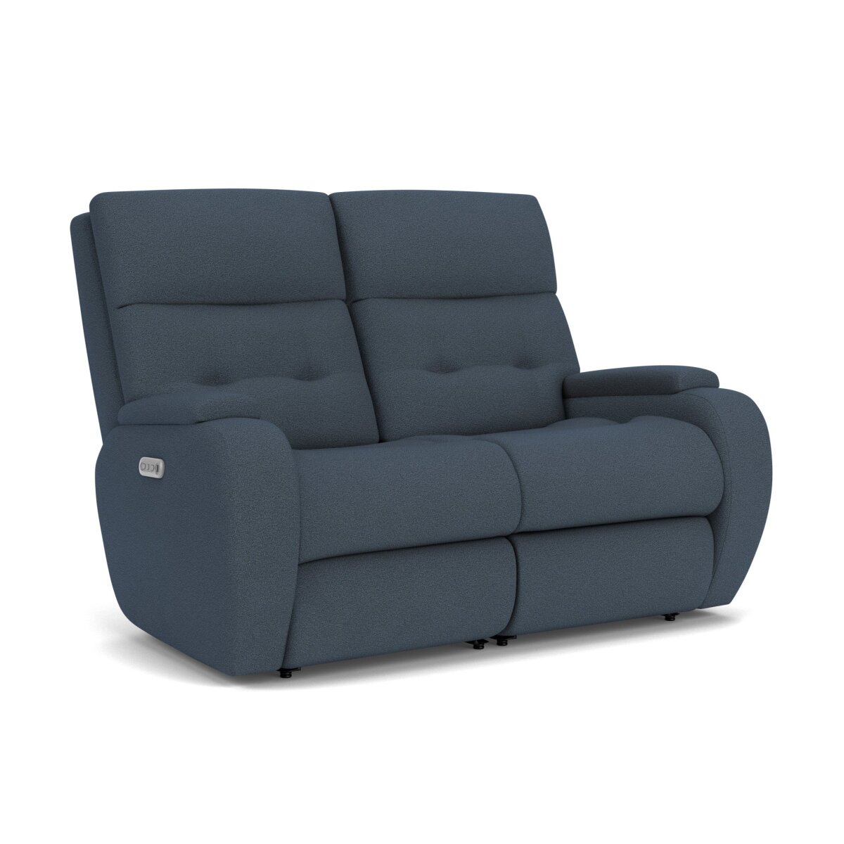 63999c610e1414bac9b070f65467653c Strait Fabric Power Reclining Loveseat with Power Headrests - Image 1