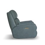 Rio Leather Power Rocking Recliner with Power Headrest - Image 4