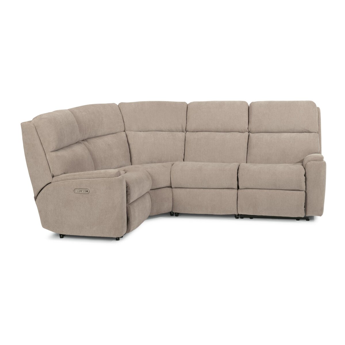 6d897b2d4892864fbaed108ec6ef01fb Rio Fabric Power Reclining Sectional with Power Headrests - Image 1