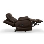 Clive Clove Fabric Power Recliner with Power Headrest & Lumbar - Image 9