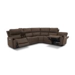 Carter Cappuccino Fabric Power Reclining Sectional with Power Headrests & Lumbar - Image 10