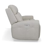 Barnett Leather Power Reclining Sofa with Power Headrests & Lumbar - Image 4