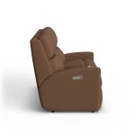 Catalina Leather Power Reclining Loveseat with Console & Power Headrests - Image 8