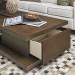 Athens Rectangular Coffee Table with Casters - Image 7
