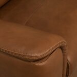 Henry Caramel Leather Chair - Image 10