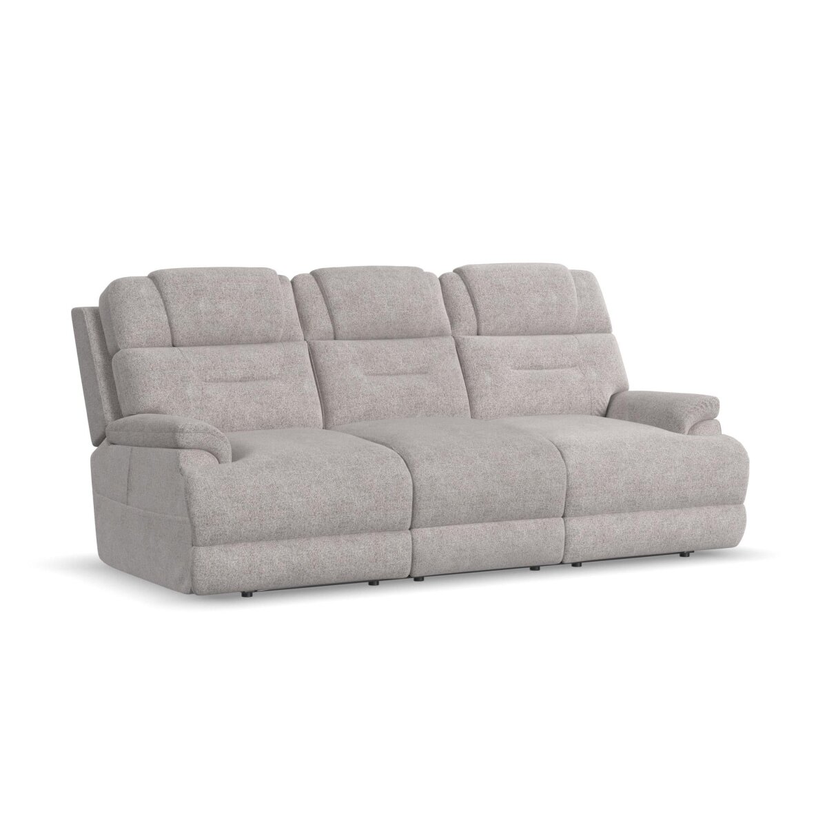 7aa1a714ed1813f0a6d26fa4922ae480 Zecliner Zofa Dove Fabric Power Sleep Sofa with Power Headrests & Lumbar - Image 1