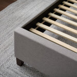 Eastman Platform Bed FrameHennessy HeadboardSmooth Bamboo Rayon Sheet Set - Image 3