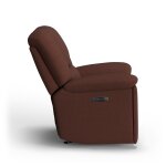 Plush Fabric Power Gliding Recliner with Power Headrest & Lumbar - Image 10