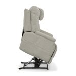 Zecliner Model 2+ Dove Fabric Power Lift Recliner with Power Headrest, Lumbar, Heat & Massage - Image 16