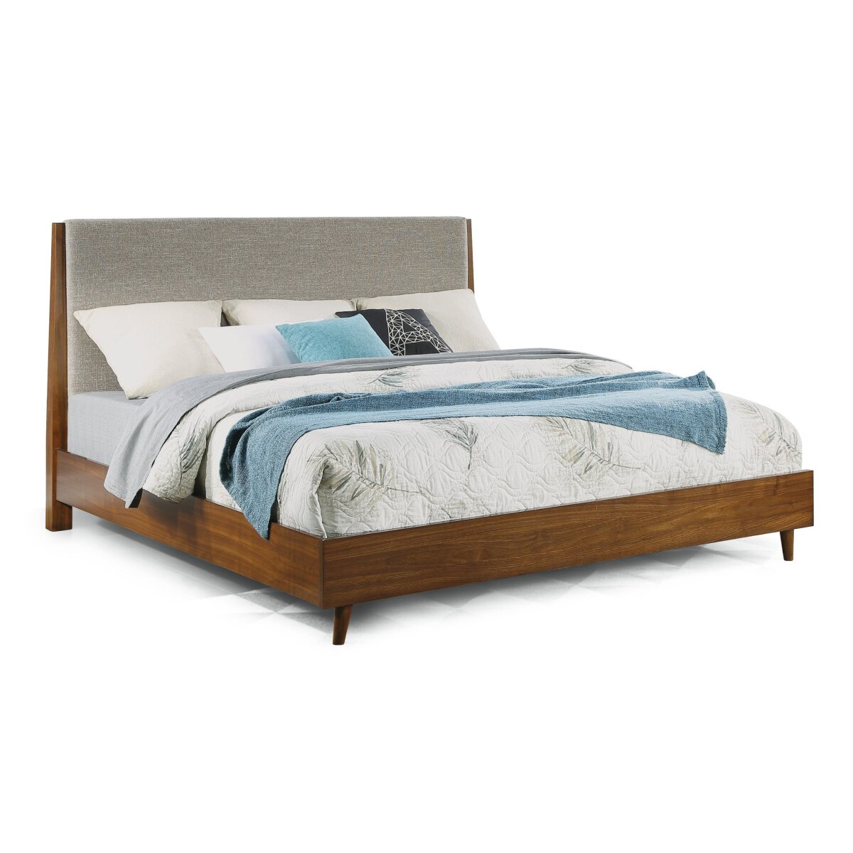 81e9b0d43cba0fbc526043020fe48269 Ludwig Black King Bed - Image 1