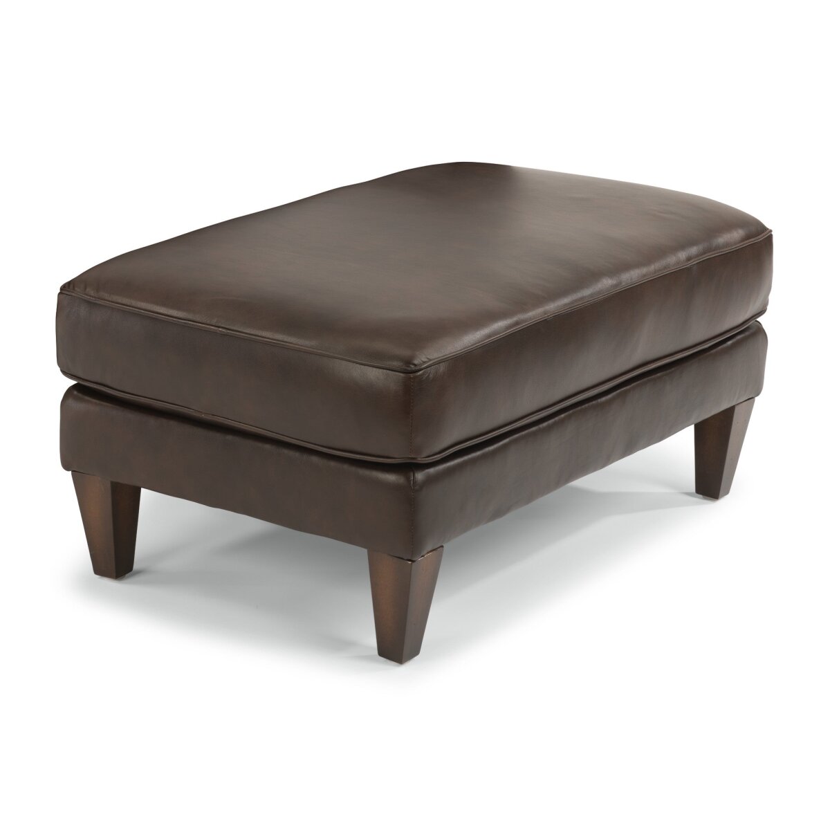 82abc665a82c242b0f36ffbb6c0a3e11 Digby Leather Cocktail Ottoman - Image 1