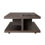 Athens Rectangular Coffee Table with Casters - Image 5