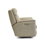 Mason Fabric Power Rocking Recliner with Power Headrest - Image 4