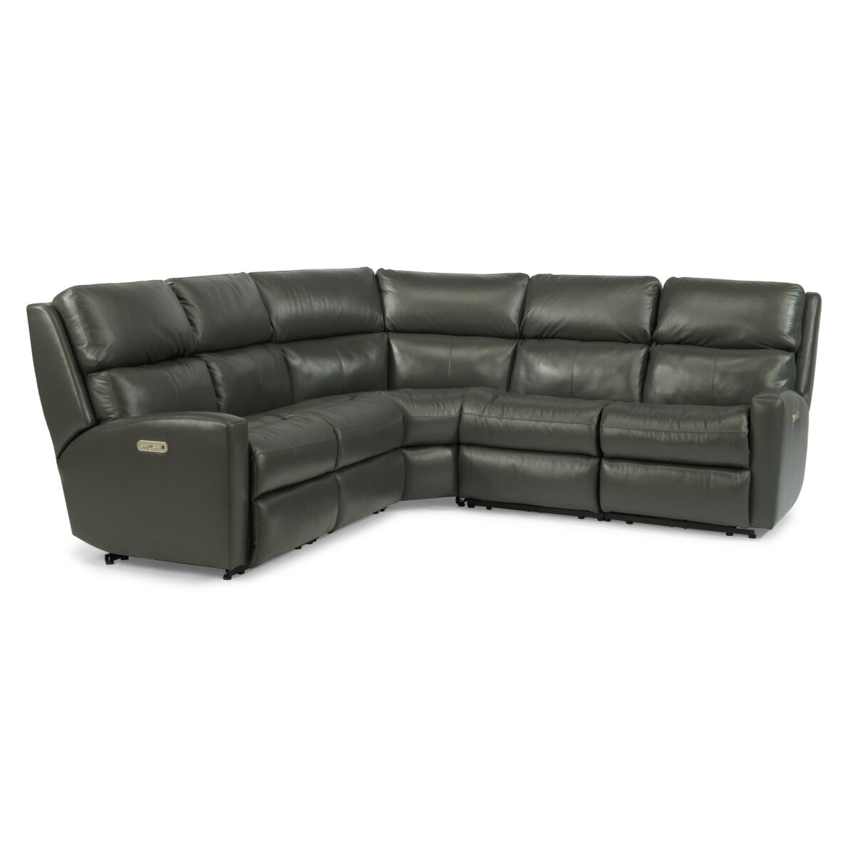 8668860115de002ac92859a0b94d5b96 Catalina Leather Power Reclining Sectional with Power Headrests - Image 1